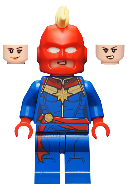 Минифигурка Lego Super Heroes Captain Marvel - Helmet sh0641 U